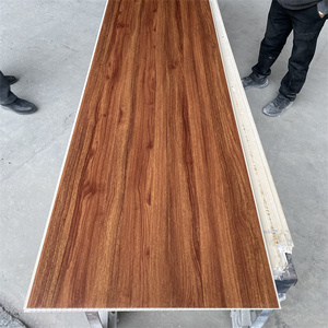 Sonsill hiện đại nghệ thuật PVC Panel tường bóng trần cho phòng ngủ trang trí nội thất giá thấp thiết kế vuông cho khách sạn sử dụng không thấm nước - Product Image 2