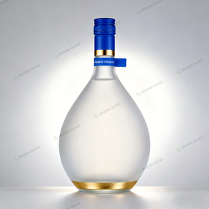 Bottiglie di Vetro Vuote per Distillati dal Design Unico, Stampa Logo Personalizzata per Gin, Vodka, Whisky, Tequila <span class=keywords><strong>e</strong></span> Produzione di Vino - Product Image 3