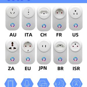 Enchufe Inteligente WiFi Glomarket Tuya para el Hogar con Enchufe de 10A, Temporizador Personalizado para Google Home y Alexa - Product Image 2