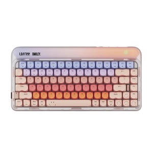 Lofree élégant <span class=keywords><strong>clavier</strong></span> et <span class=keywords><strong>souris</strong></span> rétro-éclairé à 84 touches pour <span class=keywords><strong>Bluetooth</strong></span> et 2.4G 3 modes remplaçables à chaud pour ordinateur portable, bureau ou jeux - Product Image 1