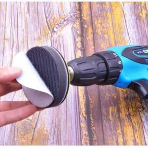 Disque de polissage en mousse auto-adhésif de 5 pouces pour meuleuse d'angle, matériau éponge non abrasif avec support Velcro - Product Image 2