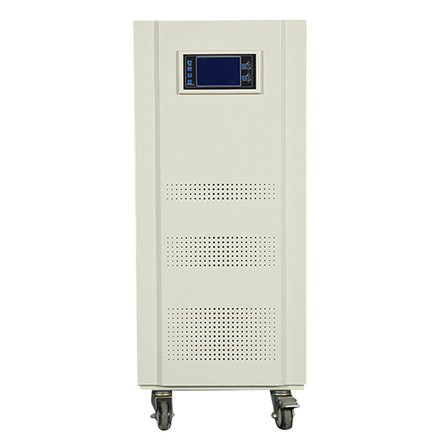 High Efficiency 380V Three Phase Copper Voltage Stabilizer with LCD Display for Home & Industrial Use 50Hz 60Hz Frequency