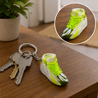 Pabrik Siap Kirim Gantungan Kunci Sepatu 3D Liontin Gantungan Kunci DIY Sepatu Basket Grosir Pabrik Gantungan Kunci