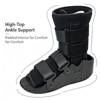Botte de marche orthopédique avec semelle intérieure en EVA amortissante pour la rééducation des entorses de la cheville de grade 2-3, Botte de marche pour cheville STD