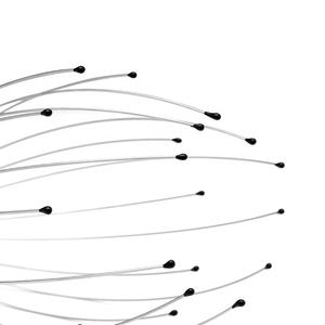 Masajeador de cabeza Manual de acero inoxidable con mango personalizado, masajeador de Color para el cuero cabelludo - Product Image 5