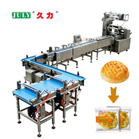 Machine d'emballage entièrement automatique à grande vitesse pour la ligne de traitement des biscuits et des aliments en sachet – Machine Flow Pack pour le transport