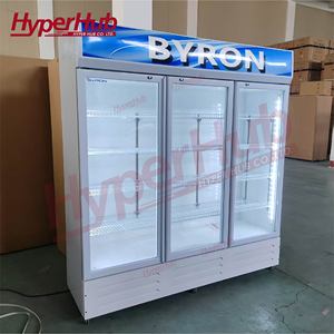 Enfriador de Bebidas Vertical Comercial a Precio de Fábrica |   Refrigerador de Bebidas con Puerta de Vidrio Individual para Supermercado y Tienda - Product Image 5