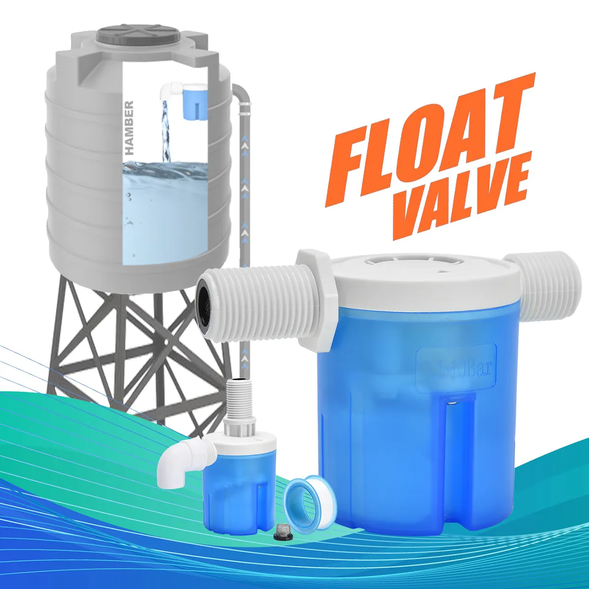 고품질 물 자동 닫기 밸브 물 탱크 전체 valvula flotador 1/2 제조 업체