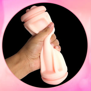 ของเล่นทางเพศสำหรับผู้ชาย ให้ความรู้สึกเหมือนจริง ผลิตภัณฑ์ช่องคลอดจำลอง รูปทรงหอยทาก แบบสองหัว แอร์เพลนคัพ พ็อคเก็ตพุซซี่ สำหรับผู้ชาย - Product Image 5