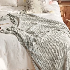 Coarse Needle Cotton <strong>Outdoor</strong> Thick Knitted Blanket <strong>Throw</strong> for Extra Large Picnic &amp; <strong>Outdoor</strong> Blanket KEW - Product Image 3