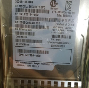 652611-B21 653960-001 300 gb 2.5 15 k 627114-002 đĩa Cứng Máy Chủ - Product Image 2