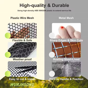 Clôture en treillis métallique en plastique de 16in x 10Ft <span class=keywords><strong>Grillage</strong></span> de poulet en plastique pour volaille, chiens, lapin, <span class=keywords><strong>prix</strong></span> de barrière de serpent - Product Image 3
