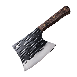 Couteau <span class=keywords><strong>de</strong></span> coupe d'os épaissi <span class=keywords><strong>de</strong></span> chef professionnel <span class=keywords><strong>manche</strong></span> en <span class=keywords><strong>bois</strong></span> forgé haches <span class=keywords><strong>de</strong></span> hachage pour cochons <span class=keywords><strong>de</strong></span> moutons pour les chefs à la maison - Product Image 1