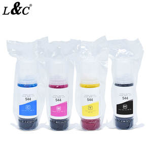 T544 encre à colorant de recharge à base d'eau Tinta 504 544 encre pour <span class=keywords><strong>Epson</strong></span> <span class=keywords><strong>Eco</strong></span> <span class=keywords><strong>Tank</strong></span> L4150 L4160 L6161 L6171 L6191 L3110 <span class=keywords><strong>L3150</strong></span> jet d'encre - Product Image 4
