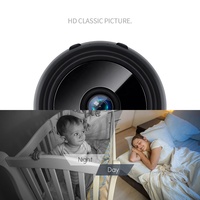 QZT T85 Mini caméra modèle 1080P Full HD vidéo et vision nocturne infrarouge avec fonction d'enregistrement capteur d'imagerie CMOS pour un usage domestique