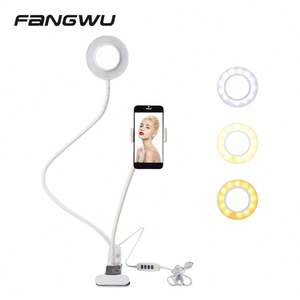 2-in-1 Cell Phone Led Camera Ring Light Tik Tok Desk Stand For Live Stream - Product Image 2