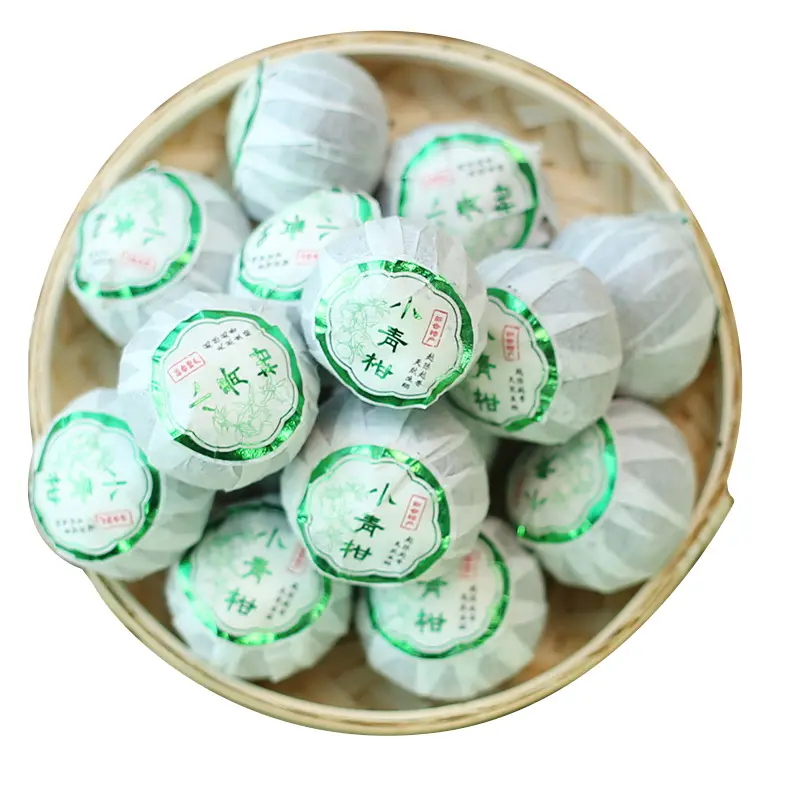 Xiao Qing Gan 100% natürliche kleine Pu er grüne Mandarine Orangen schale Puerh reifen Tee zu verkaufen