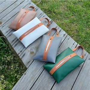 Boîte à mouchoirs portable multifonctionnelle en cuir PU pour camping, vente en gros - Product Image 6
