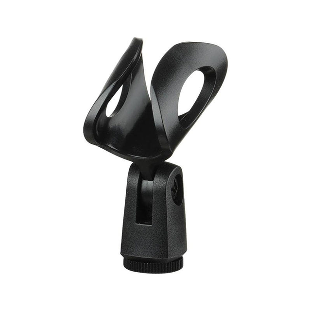 Multifunctional Adjustable Dynamic Handheld Microphone Clip with Plastic Universal Adapter for Studio/Stage Conference Use Wired