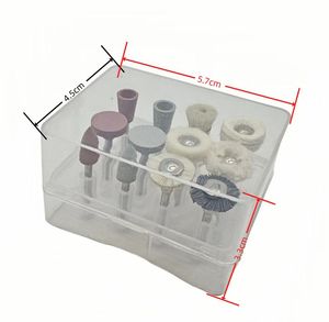 Kit lucidatrice per utensili dentali da 12 pz/scatola per Kit compositi dentali a bassa velocità per odontoiatria porcellane/lucidatura denti naturali - Product Image 6