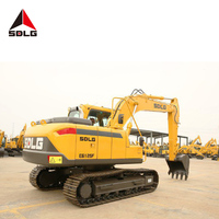 Mini Excavator 12 Ton Excavator SDLG E6125F Chinese Cheap Mini Digger Compact Hydraulic Crawler Excavator 12 Ton For Sale