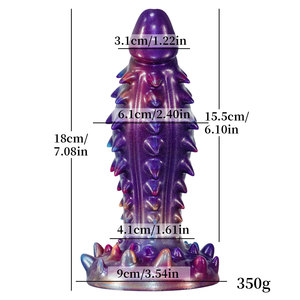 厚实的外星人肛门假阳具，独特的猫刺，巨大幻想怪物逼真假阳具，带吸盘，成人玩具，性玩具，适合女性和男性 - Product Image 2