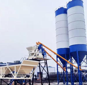 QIC Elektrischer Mobiler Hubbehälter Tragbare Betonmischanlage Ausrüstung mit Lagermotor Getriebe PLC - Neuzustand 1 Jahr Garantie - Product Image 4