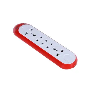 12-Holes Multifunctionele Socket Met Kleur Rand Connect Netsnoer Box Verpakking Kleur Kan Worden Aangepast