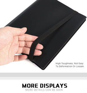 Raccoglitore per Carte Collezionabili da 20 Pezzi, Nero, 9 Tasche, in PP Opaco, Capacità 360 Carte, Tipo <span class=keywords><strong>Album</strong></span> Fotografico per Collezioni Yugioh e Pokémon - Product Image 6