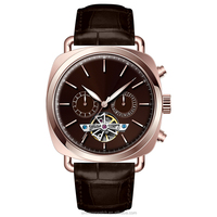 Uhren Herren Luxusmarke Tourbillon Automatic Custom Logo Werbung Armbanduhr U2712
