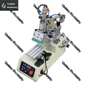 Máy tính để bàn PVC <span class=keywords><strong>l</strong></span>ụa Màn hình máy in cho nắp chai Túi xách THÙNG RÁC-bán tự động máy in màn hình phẳng. - Product Image 5