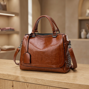 Wedding Parties Valentine's Day Travel BS INTERNATIONAL High Standard Genuine Cow Leather Foldable Zipper Waterproof 3L+ Two - Product Image 3