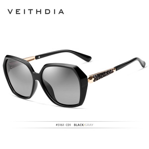 Veithdia Women's Polarized Sunglasses <b>Large</b> <b>Frame</b> UV400 Protection Driving Fashion TAC Lens Plastic Metal <b>Frame</b> 3161 - Product Image 5