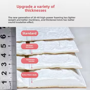 <span class=keywords><strong>Carta</strong></span> <span class=keywords><strong>da</strong></span> <span class=keywords><strong>parati</strong></span> autoadesiva <span class=keywords><strong>da</strong></span> 70*77cm-isolamento termico ispessito, peeling anticollisione e pannello Dado Stick - Product Image 4