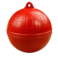 Boule flottante pour poissons de 300 mm avec trou central, design creux et haute résistance à la corrosion