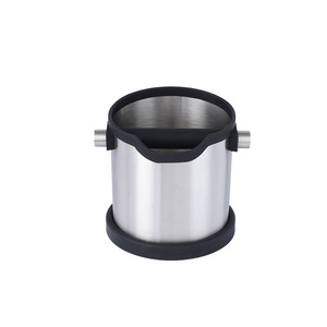 ภาชนะใส่กากกาแฟสแตนเลสพร้อมขอบซิลิโคนสำหรับใช้ในบ้านบาร์ - Product Image 3