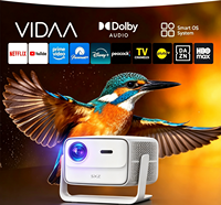 Proyector de Videojuegos Inteligente Vidaa-TV Oficial, Full HD 1080P, Cine en Casa, 4K, Láser, para Reuniones, Wifi, Digital