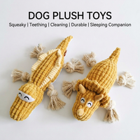Jouet pour chien en peluche et caoutchouc, couineur, réaliste, résistant aux morsures, pour usage molaire, OEM ODM, vente en gros
