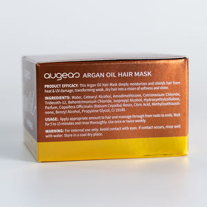 Masque capillaire hydratant anti-frisottis à l'huile d'argan et au collagène pour usage professionnel en salon - Product Image 6