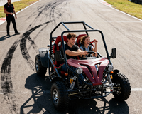 Nuevo Go Kart Eléctrico para Adultos con Tracción por Eje, Vehículo Todoterreno Multifuncional a Gasolina/Eléctrico con Capacidad de Carga de 200 kg para Uso Agrícola