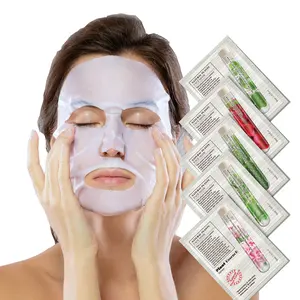 Wholesale Cosmetic Natural Plants Face Sheet Masks Moisturizing Collagen Tea Tree Hydrating Facial Mask