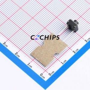 TSB06153-055B832BA-L2000 Tactile Switch Through hole,6.1x6.1mm Switch Single Pole Single Throw Round Button 2.5N 6.1mm - Product Image 2