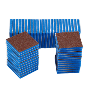 แผ่นฟองน้ำขัดกระดาษทราย80แกรม,แผ่นขัดแบบยืดหยุ่น1นิ้ว Blue <span class=keywords><strong>Hook</strong></span> & <span class=keywords><strong>Loop</strong></span> Sanding Sponge สำหรับเช็ดเลือด - Product Image 6
