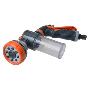 Adjustable Spray Tip Trigger Sprayer For Garden Household Car Wash Watering Plants Foam Dispenser Manual Pump <b>Plastic</b> Coating - Product Image 1