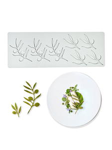 Olive Leaf Branch <b>Silicone</b> Lace Mat Chocolate Cake Decorating Mold DIY Fondant Baking <b>Tool</b> For Pastry Plating - Product Image 2