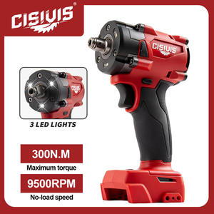 <span class=keywords><strong>Clé</strong></span> <span class=keywords><strong>à</strong></span> chocs sans fil Cisivis 300 Nm, 1/2 pouce, compatible avec la batterie au lithium M18 <span class=keywords><strong>Milwaukee</strong></span> - Product Image 1