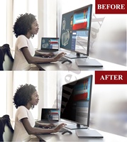 Oferta de Fábrica: Filtro de Privacidad Dorado/Negro de Alta Calidad y Bajo Precio para Computadoras Portátiles/Monitores de Escritorio Apple, Todos los Tamaños de 10 a 45 Pulgadas