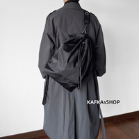 Sac à dos unisexe en jean imperméable, style coréen, simple, tendance et personnalisé, convertible en sac seau à bandoulière