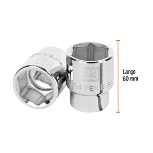 BOX 3 Douille 33 mm, 6 points, entraînement 3/4 po, TRUPER - Product Image 3