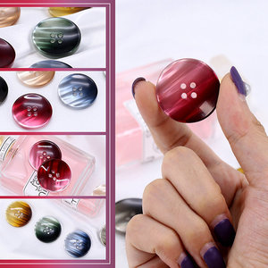 Nút Nhựa Màu Gradient 4 Lỗ Cho Áo Khoác Mùa Đông Nút Quần Áo Phụ Kiện May Mặc Hình Tròn Trang Trí - Product Image 2